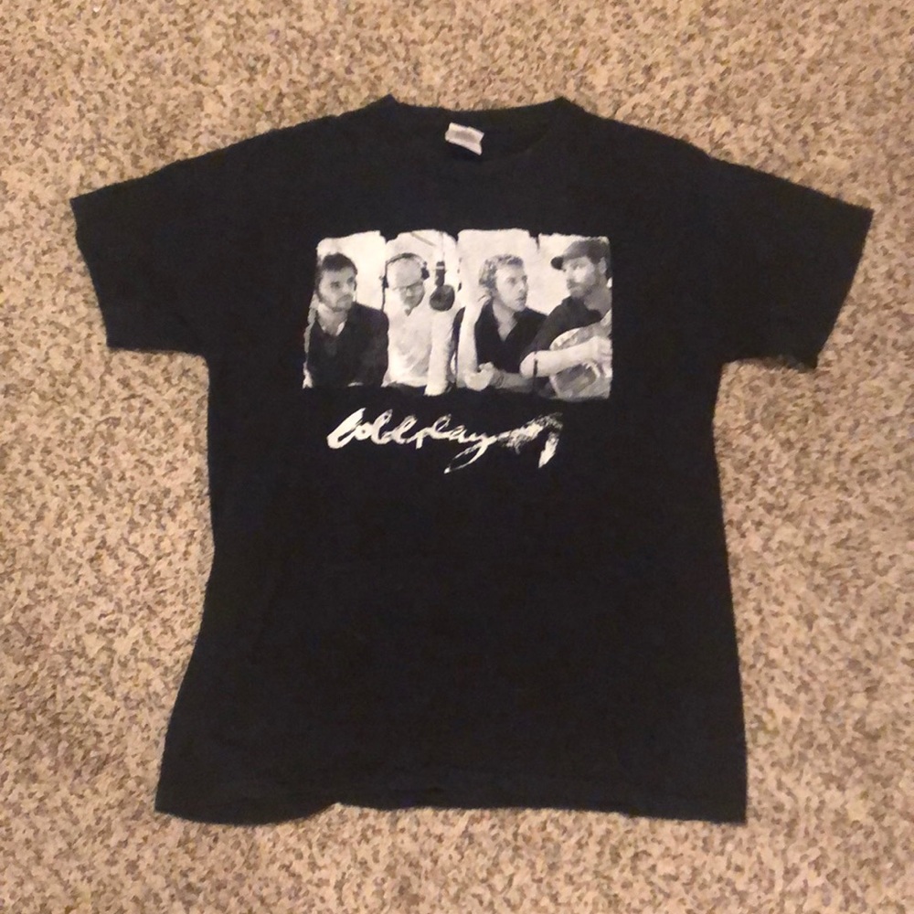 Coldplay band T-shirt